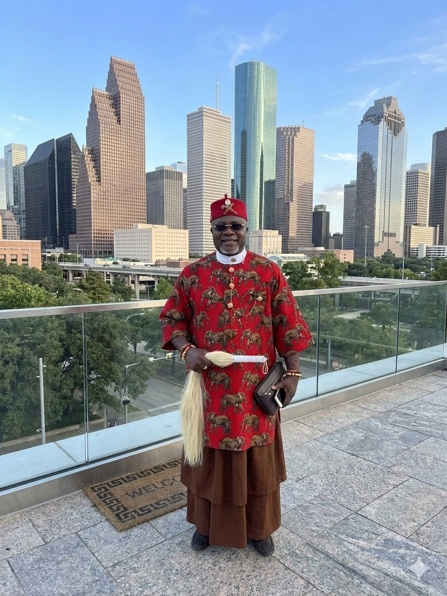 Nze Chika Peter Eche (Ichie Onodugo), President of Nze Na Ozo USA